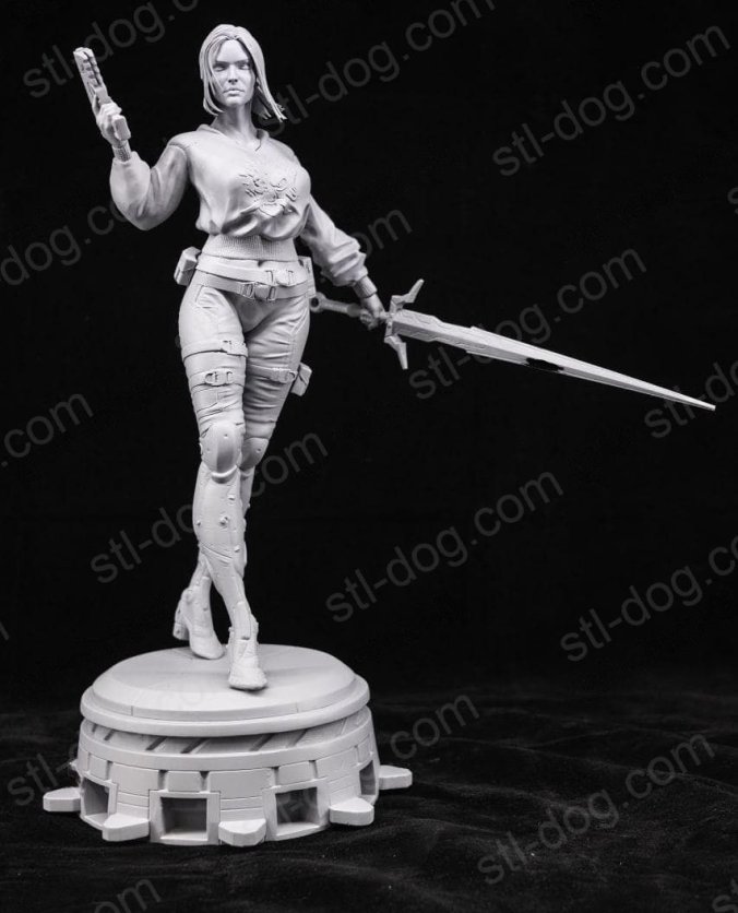 Cyberpunk 2077  Ciri 3D打印图纸